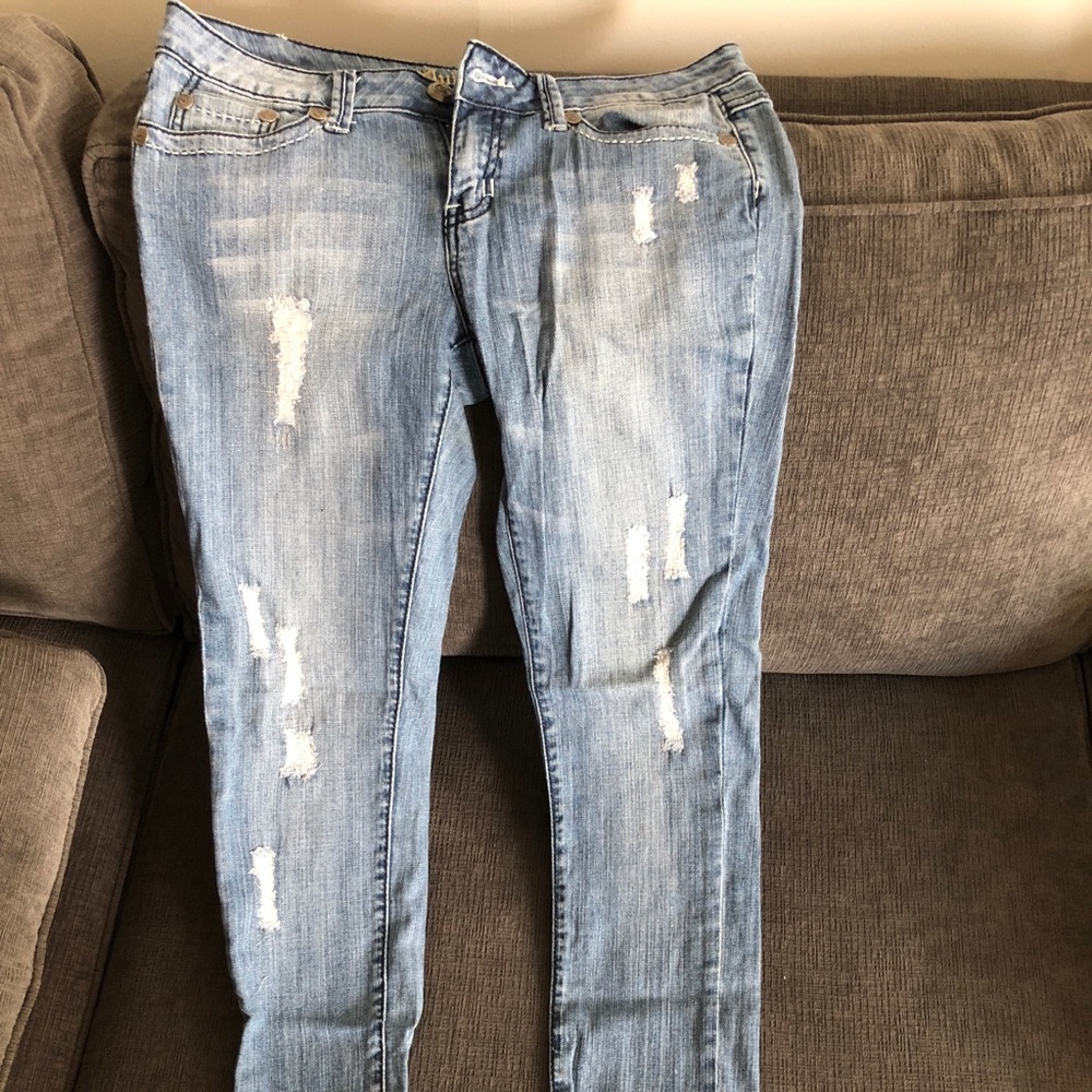 Flying Monkey ripped skinny jeans
